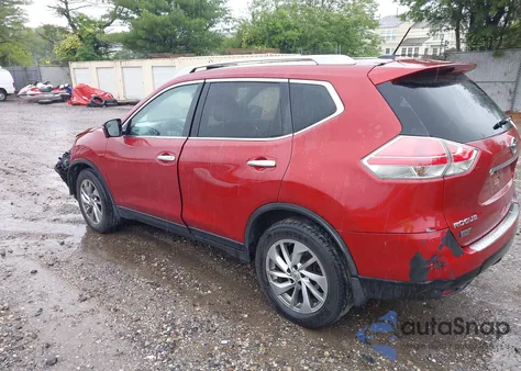 2014 Nissan Rogue Sl из США, поврежденный, VIN 5N1AT2MV9EC787741
